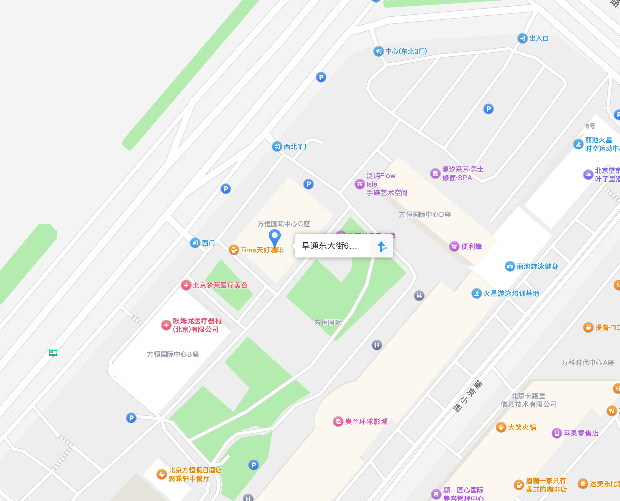 Map location
